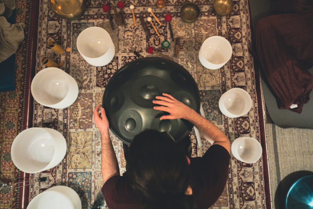 Önsimeret zenével - handpan hangfürdő